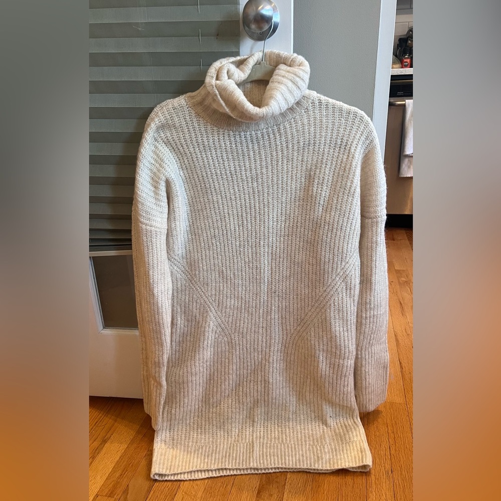 Abercrombie cream sweater dress. New, never worn.
